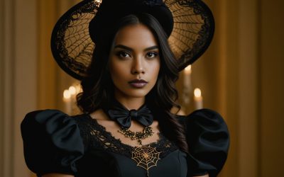 Embrace the Midnight Sorceress: Chic Halloween Style